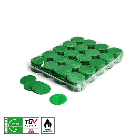 Confetti (Biodegradable) - Rounds Ø 55mm - Dark Green