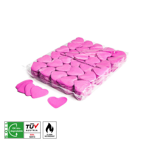 Confetti (Biodegradable) - Hearts Ø 55mm - Pink