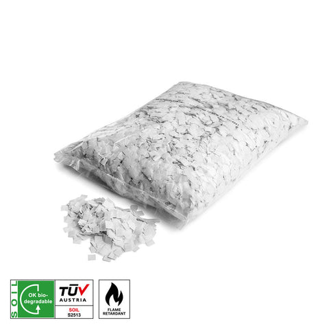 Confetti (Biodegradable) - Snow 10 x 10mm - White