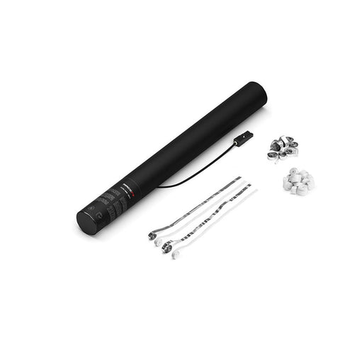 Handheld Cannon 80 cm - Streamers - White Metallic