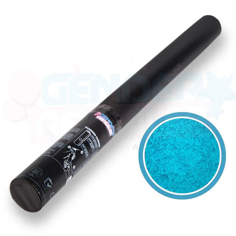 Gender Revealer Handheld Cannon 60 cm - Blue FX Powder