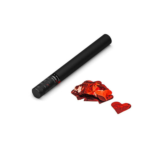 Handheld Cannon 50 cm - Confetti - Metallic Red Hearts