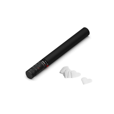 Handheld Cannon 50 cm - Confetti - White Hearts