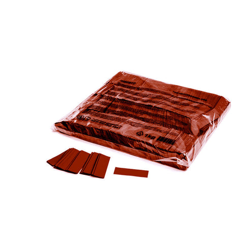Slowfall confetti rectangles 55x17mm - Brown