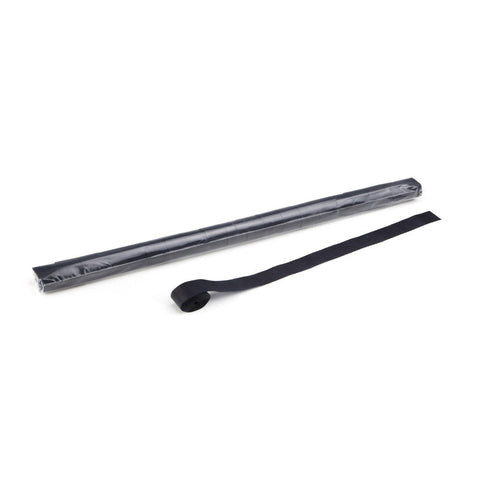 Streamers 10 m x 2.5 cm - Black