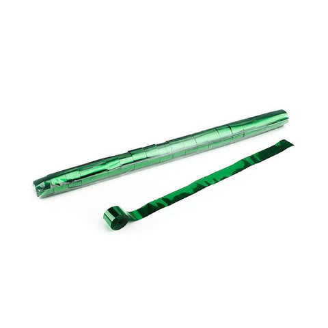 Metallic Streamers 10 m x 2.5 cm - Green