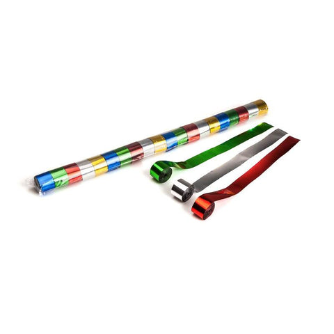 Metallic Streamers 10 m x 2.5 cm - Multicolour