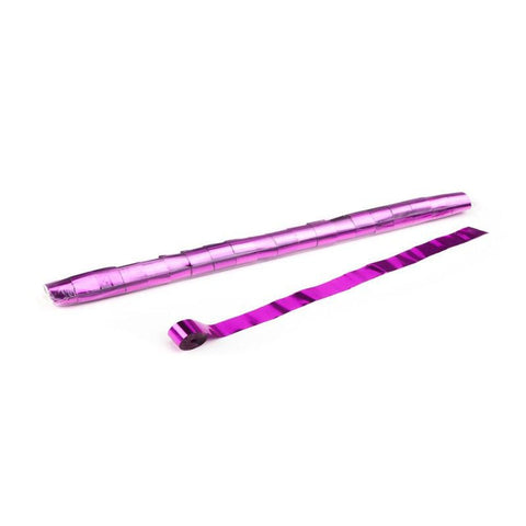 Metallic Streamers 10 m x 2.5 cm - Pink