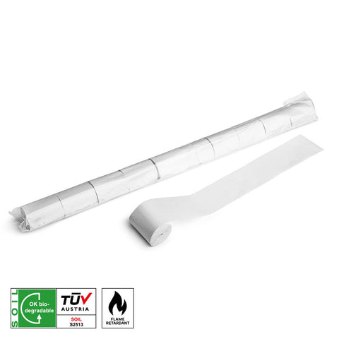 Stadium Streamers 20 m x 5 cm - White