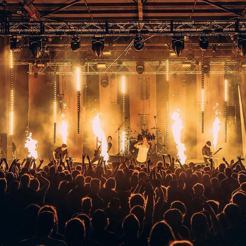 Parkway Drive Flames Blaso Pyrotechnics